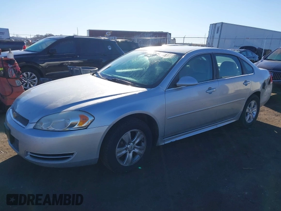 2013 Chevrolet Impala LS with VIN 2G1WF5E38D1254485, listed as a IAAI auction lot 41590062 with 93,217 mi miles and . Bid and sale history available at DreamBid. Image 2.