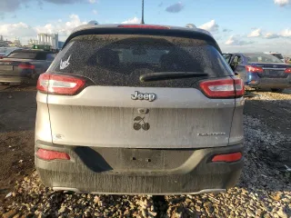 2017 Jeep Cherokee Limited with VIN 1C4PJLDBXHW522183, listed as a Copart auction lot 47146775 with 137,869 mi miles and Salvage Title. Bid and sale history available at carsss.com. Image 6.