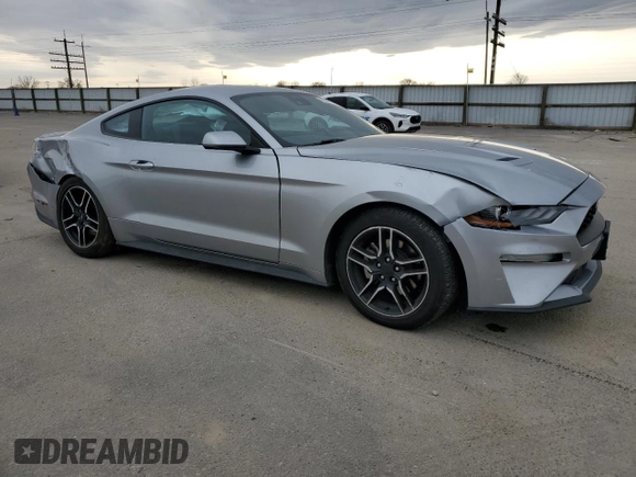 2023 Ford Mustang EcoBoost with VIN 1FA6P8TH8P5104972, listed as a Copart auction lot 48583055 with 35,178 mi miles and Salvage Title. Bid and sale history available at carsss.com. Image 4.