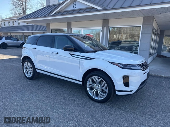 2020 Land Rover Range Rover Evoque S with VIN SALZJ2FX0LH040629, listed as a IAAI auction lot 42012909 with 83,695 mi miles. Bid and sale history available at carsss.com. Image 1.
