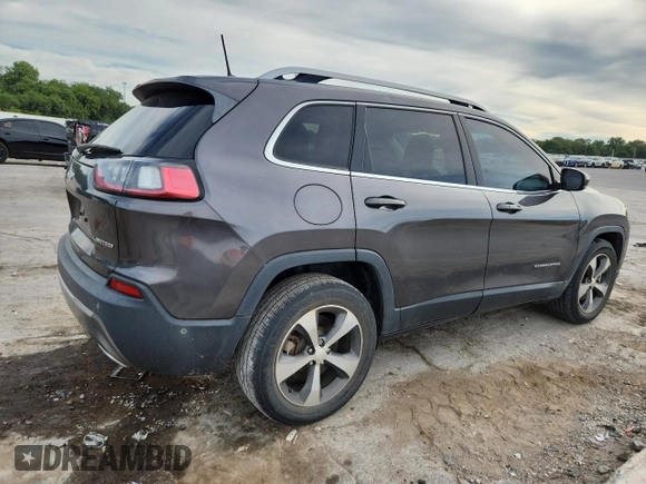 2019 Jeep Cherokee Limited with VIN 1C4PJLDX3KD145596, listed as a Copart auction lot 63126035 with 76,791 mi miles and Clean title. Bid and sale history available at DreamBid. Image 3.