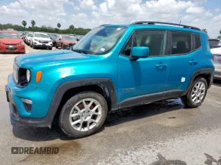 2021 Jeep Renegade Latitude with VIN ZACNJCBB4MPM70435, listed as a Copart auction lot 59858265 with 47,443 mi miles and Clean title. Bid and sale history available at DreamBid. Image 1.