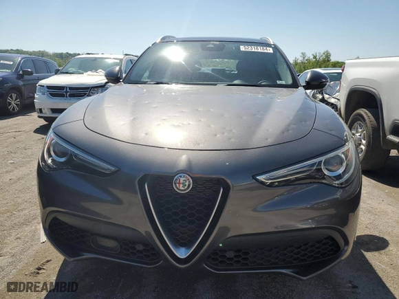 2020 Alfa Romeo Stelvio Ti with VIN ZASPAKBN8L7C91852, listed as a Copart auction lot 52318184 with 31,324 mi miles and Salvage Title. Bid and sale history available at carsss.com. Image 5.