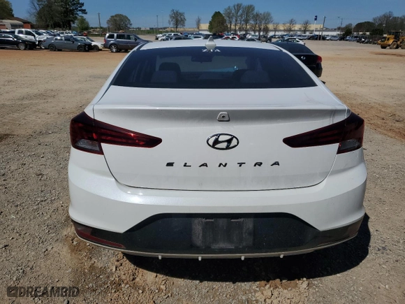 2019 Hyundai Elantra SEL with VIN 5NPD84LF6KH470847, listed as a Copart auction lot 50622685 with 75,583 mi miles and Salvage Title. Bid and sale history available at carsss.com. Image 6.