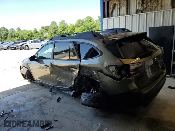 2025 Subaru Outback Onyx with VIN 4S4BTALCXS3173503, listed as a Copart auction lot 61924055 with 6,330 mi miles and Salvage title. Bid and sale history available at DreamBid. Image 2.