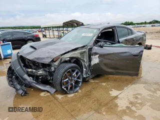 2021 Dodge Charger R/T with VIN 2C3CDXCT4MH574557, listed as a Copart auction lot 60452075 with 89,119 mi miles and Salvage title. Bid and sale history available at DreamBid. Image 1.