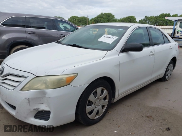 2010 Toyota Camry with VIN 4T1BF3EK9AU561936, listed as a IAAI auction lot 42188676 with 210,580 mi miles and . Bid and sale history available at DreamBid. Image 2.