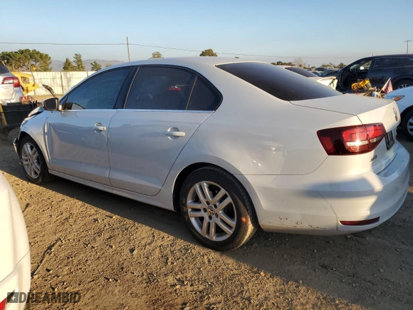 2017 Volkswagen Jetta 1.4T S with VIN 3VW167AJ7HM246813, listed as a Copart auction lot 89401345 with 104,657 mi miles and Salvage Title. Bid and sale history available at carsss.com. Image 2.