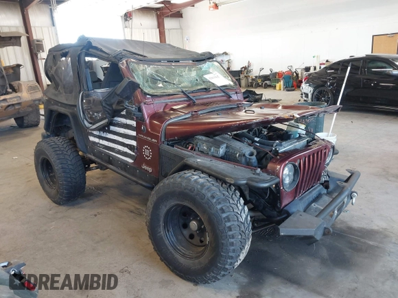 2001 Jeep Wrangler SE with VIN 1J4FA29P01P372136, listed as a IAAI auction lot 42013962 with 163,732 mi miles and . Bid and sale history available at DreamBid. Image 1.
