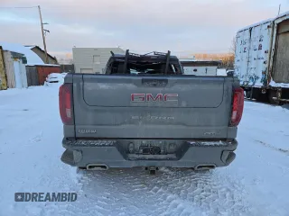 2022 GMC Sierra 1500 AT4 with VIN 1GTU9EET6NZ134151, listed as a Copart auction lot 84233604 with 0 mi miles and Salvage Title. Bid and sale history available at carsss.com. Image 6.
