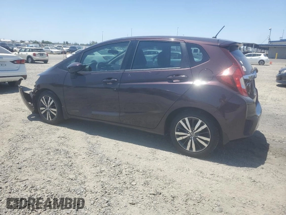 2015 Honda Fit EX-L with VIN 3HGGK5H89FM735910, listed as a Copart auction lot 63123735 with 90,230 mi miles and Salvage title. Bid and sale history available at DreamBid. Image 2.