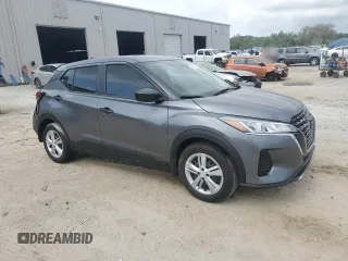 2023 Nissan Kicks S with VIN 3N1CP5BV7PL523451, listed as a Copart auction lot 54800095 with 11,333 mi miles and Salvage Title. Bid and sale history available at DreamBid. Image 4.