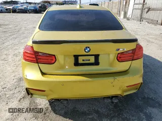 2015 BMW M3 with VIN WBS3C9C59FP803866, listed as a Copart auction lot 59126275 with 115,868 mi miles and Salvage title. Bid and sale history available at DreamBid. Image 6.