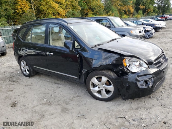2007 Kia Rondo EX with VIN KNAFG526977118504, listed as a Copart auction lot 74013034 with 95,620 mi miles and Salvage Title. Bid and sale history available at carsss.com. Image 4.