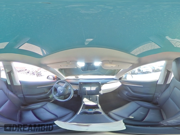 2023 Tesla Model 3 with VIN 5YJ3E1EA4PF556782, listed as a Copart auction lot 55626935 with 26,615 mi miles and Salvage title. Bid and sale history available at DreamBid. Image 15.