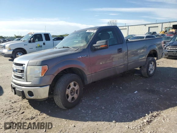 2013 Ford F-150 XL with VIN 1FTNF1EF8DKD95210, listed as a Copart auction lot 72623714 with 203,380 mi miles and Salvage title. Bid and sale history available at DreamBid. Image 1.