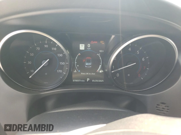 2020 Jaguar F-Pace 25t z VIN SADCS2FX2LA638535, wystawiony jako Copart lot #57577025 z przebiegiem 70 037 mil mil oraz Szkoda całkowita • Salvage title. Historia ofert i sprzedaży dostępna na DreamBid. Obrazek 9.