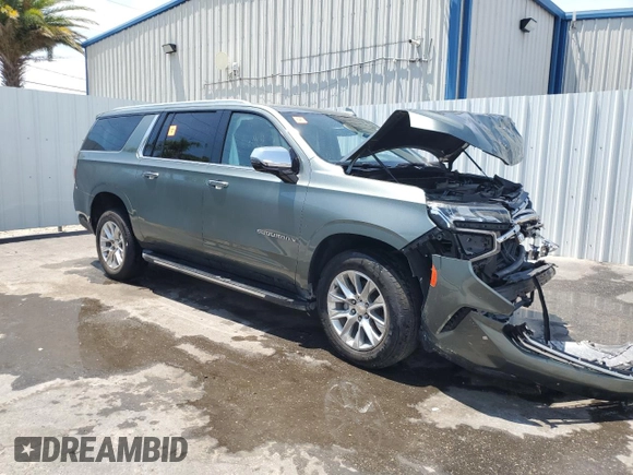 2023 Chevrolet Suburban Premier с VIN 1GNSCFKD5PR457726, выставлен на аукционе Copart как лот 58901525 с пробегом Не указан миль и На запчасти • Non repairable. История ставок и продаж доступна на DreamBid. Изображение 4.