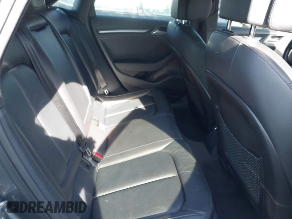 2018 Audi A3 Sedan Premium with VIN WAUAUGFF3J1044466, listed as a IAAI auction lot 41444684 with 47,327 mi miles. Bid and sale history available at carsss.com. Image 8.