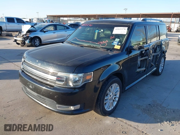 2015 Ford Flex SEL with VIN 2FMGK5C80FBA21957, listed as a IAAI auction lot 41845270 with 187,799 mi miles. Bid and sale history available at carsss.com. Image 19.