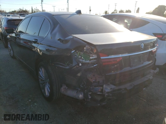 2016 BMW 7 Series 740i with VIN WBA7E2C54GG547404, listed as a Copart auction lot 40052803 with 94,008 mi miles. Bid and sale history available at carsss.com. Image 2.