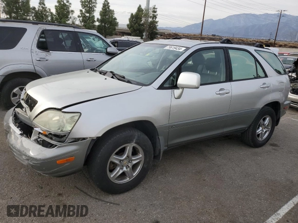 2002 Lexus RX 300 with VIN JTJGF10U620123324, listed as a Copart auction lot 79619434 with 109,231 mi miles and Salvage Title. Bid and sale history available at carsss.com. Image 1.