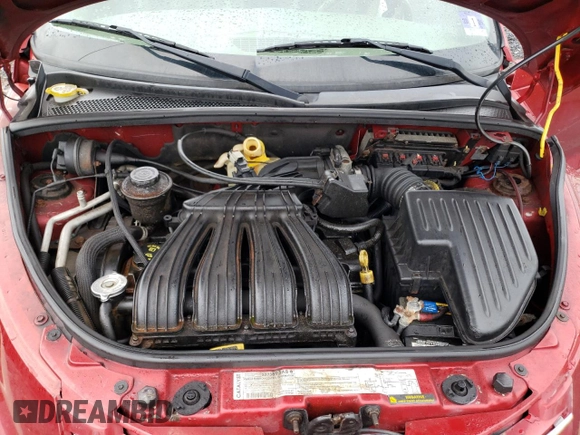 2006 Chrysler PT Cruiser z VIN 3C3HY55X76T204731, wystawiony jako Copart lot #49281695 z przebiegiem 182 202 mil mil oraz Szkoda całkowita • Salvage title. Historia ofert i sprzedaży dostępna na DreamBid. Obrazek 11.