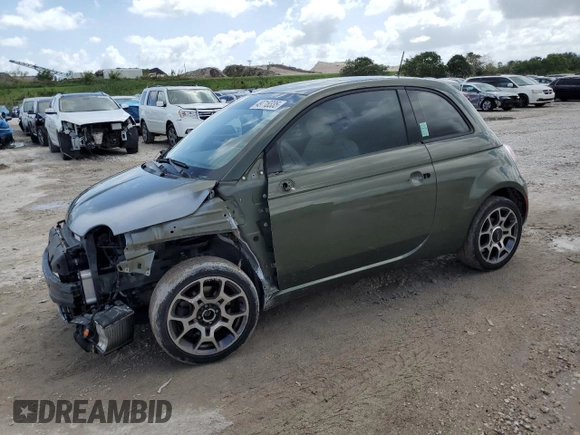 2018 FIAT 500 Pop with VIN 3C3CFFKH8JT503446, listed as a Copart auction lot 49718335 with 97,662 mi miles and Salvage Title. Bid and sale history available at carsss.com. Image 1.