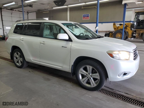 2009 Toyota Highlander Sport with VIN JTEES43A492118531, listed as a Copart auction lot 52783115 with 179,710 mi miles and Salvage Title. Bid and sale history available at carsss.com. Image 4.
