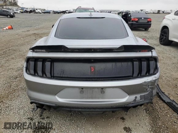 2022 Ford Mustang GT with VIN 1FA6P8CF9N5100621, listed as a Copart auction lot 57861795 with 51,683 mi miles and Salvage title. Bid and sale history available at DreamBid. Image 6.