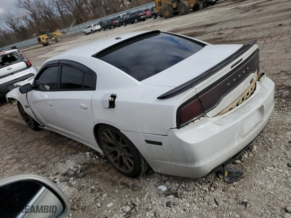 2014 Dodge Charger RT Plus with VIN 2C3CDXCT6EH216071, listed as a Copart auction lot 43153274 with 133,948 mi miles and Salvage Title. Bid and sale history available at carsss.com. Image 2.