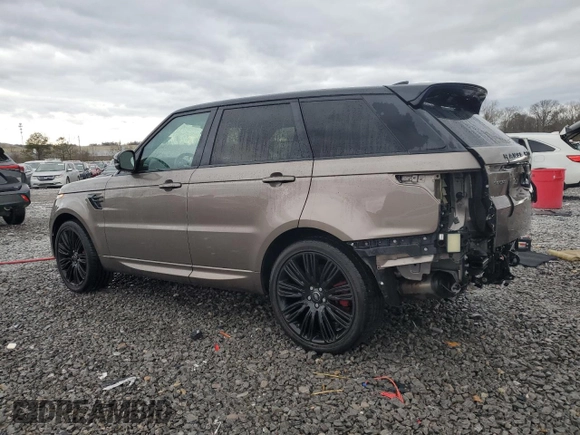 2018 Land Rover Range Rover Sport HSE Dynamic with VIN SALWV2SV3JA196875, listed as a Copart auction lot 46709375 with 45,258 mi miles and Salvage Title. Bid and sale history available at carsss.com. Image 2.