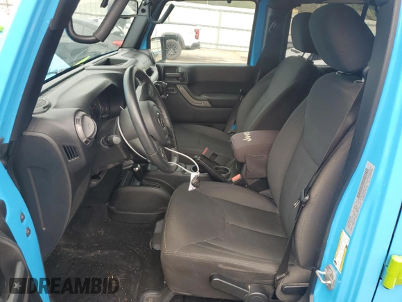 2018 Jeep Wrangler JK Unlimited Sport S with VIN 1C4BJWDG7JL888701, listed as a Copart auction lot 81190784 with 94,285 mi miles and Salvage Title. Bid and sale history available at carsss.com. Image 7.