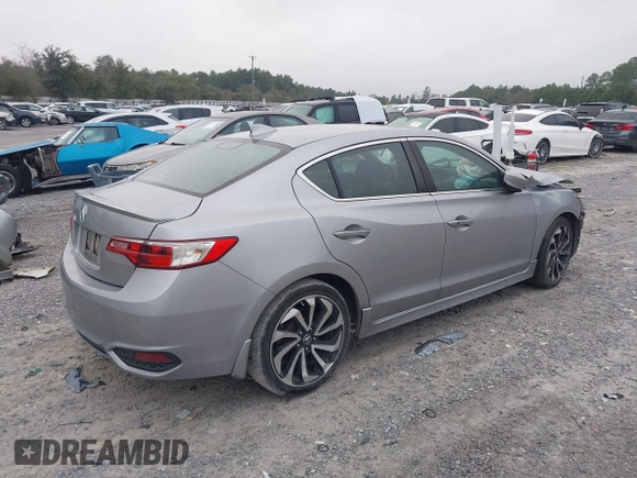 2017 Acura ILX w/Premium/A-SPEC Pkg with VIN 19UDE2F8XHA011848, listed as a IAAI auction lot 41175499 with 110,455 mi miles. Bid and sale history available at carsss.com. Image 4.