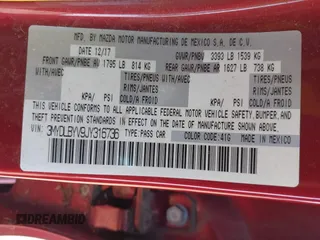 2018 Toyota Yaris with VIN 3MYDLBYV9JY316736, listed as a IAAI auction lot 42000206 with Not Provided miles and . Bid and sale history available at DreamBid. Image 9.