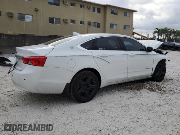 2017 Chevrolet Impala LS with VIN 2G11Z5S39H9183164, listed as a Copart auction lot 88370715 with 29,219 mi miles and Salvage Title. Bid and sale history available at DreamBid. Image 3.