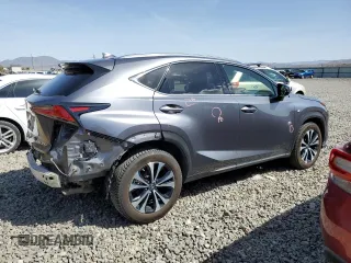 2019 Lexus NX with VIN JTJBARBZ5K2204187, listed as a Copart auction lot 52053175 with 6,458 mi miles and Salvage Title. Bid and sale history available at carsss.com. Image 3.