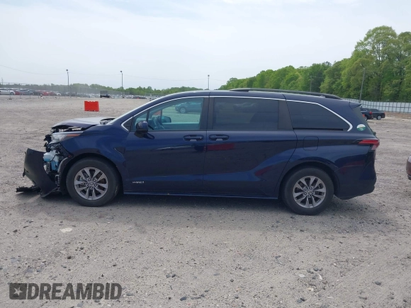 2021 Toyota Sienna LE z VIN 5TDKRKEC4MS024401, wystawiony jako IAAI lot #42043932 z przebiegiem 37 417 mil mil oraz . Historia ofert i sprzedaży dostępna na DreamBid. Obrazek 14.