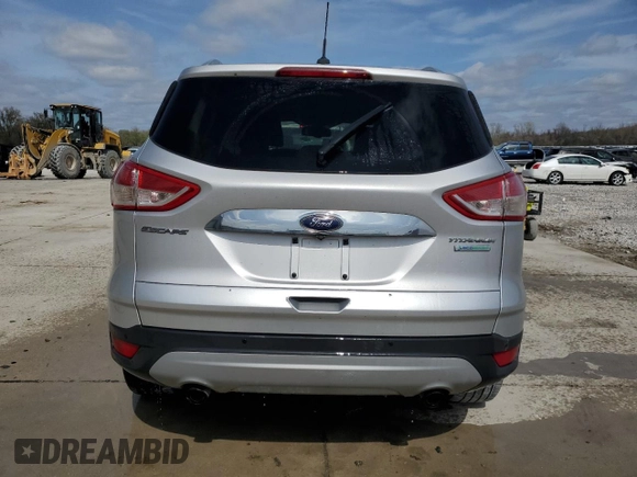 2015 Ford Escape Titanium with VIN 1FMCU0JX0FUA05189, listed as a Copart auction lot 51254255 with 150,304 mi miles and Salvage Title. Bid and sale history available at carsss.com. Image 6.