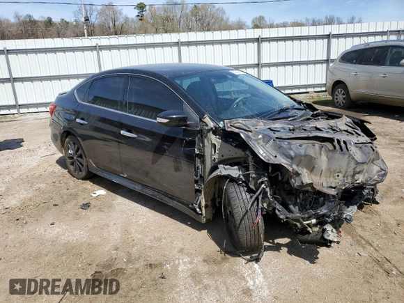 2017 Nissan Sentra SR with VIN 3N1AB7AP2HY268748, listed as a Copart auction lot 50309415 with 113,124 mi miles and Salvage title. Bid and sale history available at DreamBid. Image 4.