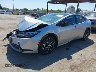 2024 Toyota Prius LE with VIN JTDACAAU0R3043770, listed as a IAAI auction lot 42142393 with 2,733 mi miles. Bid and sale history available at carsss.com. Image 18.