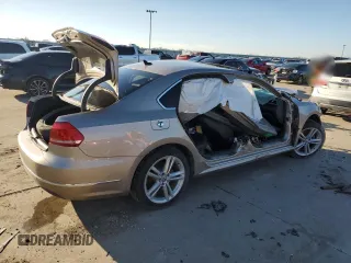 2015 Volkswagen Passat 2.0L TDI SEL Premium with VIN 1VWCV7A31FC054623, listed as a Copart auction lot 85647484 with 0 mi miles and Non Repairable. Bid and sale history available at carsss.com. Image 3.