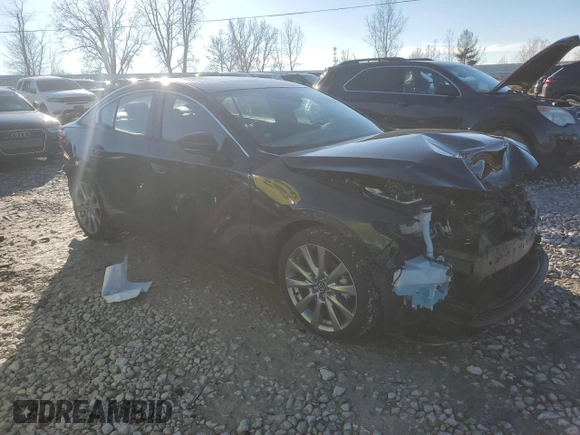 2023 Mazda 3 S Preferred with VIN 3MZBPACM1PM353425, listed as a Copart auction lot 86585444 with 19,024 mi miles and Clean Title. Bid and sale history available at DreamBid. Image 4.