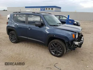 2021 Jeep Renegade 80th Anniversary with VIN ZACNJDBB8MPM40943, listed as a Copart auction lot 70030764 with 41,943 mi miles and Salvage title. Bid and sale history available at DreamBid. Image 4.