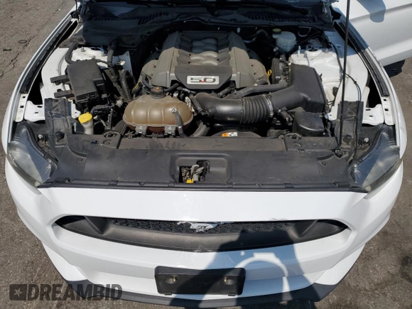 2015 Ford Mustang GT with VIN 1FA6P8CF0F5408780, listed as a Copart auction lot 60315245 with 56,668 mi miles and Salvage title. Bid and sale history available at DreamBid. Image 11.