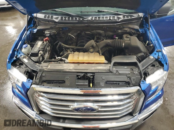 2015 Ford F-150 XLT with VIN 1FTEW1EF8FFA39867, listed as a Copart auction lot 57113965 with 86,807 mi miles and Salvage title. Bid and sale history available at DreamBid. Image 11.