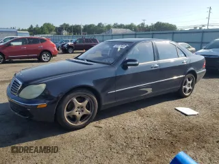 2004 Mercedes-Benz S 430 with VIN WDBNG83J24A403867, listed as a Copart auction lot 62317885 with Not provided miles and Salvage title. Bid and sale history available at DreamBid. Image 1.
