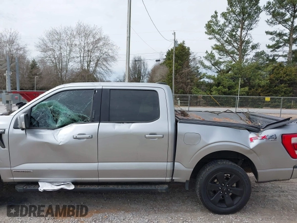 2021 Ford F-150 XL with VIN 1FTFW1ED4MFB51064, listed as a IAAI auction lot 41747593 with 35,842 mi miles. Bid and sale history available at carsss.com. Image 11.