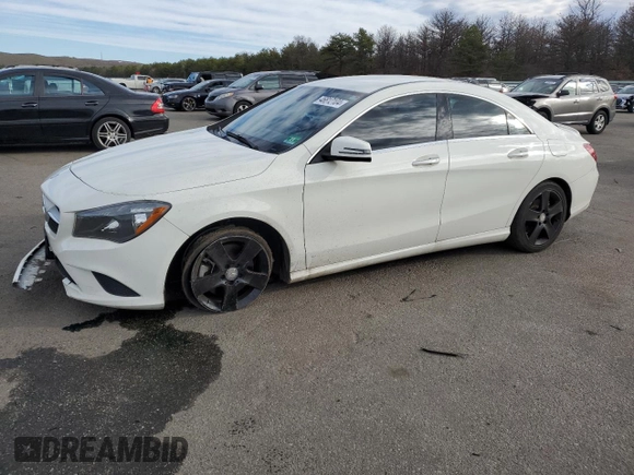 2016 Mercedes-Benz CLA 250 with VIN WDDSJ4GB8GN350032, listed as a Copart auction lot 46812104 with 56,294 mi miles and . Bid and sale history available at DreamBid. Image 1.
