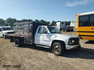 1997 Chevrolet C/K 3500 with VIN 1GBJK34R1VF054943, listed as a Copart auction lot 68689614 with NaN miles and Salvage Title. Bid and sale history available at carsss.com. Image 12.